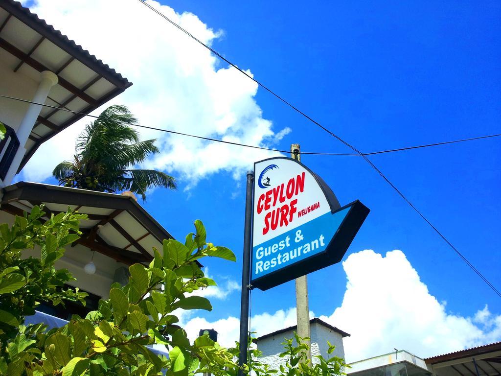 Ceylon Surf Guest And Restaurant Bed & Breakfast Weligama Eksteriør bilde